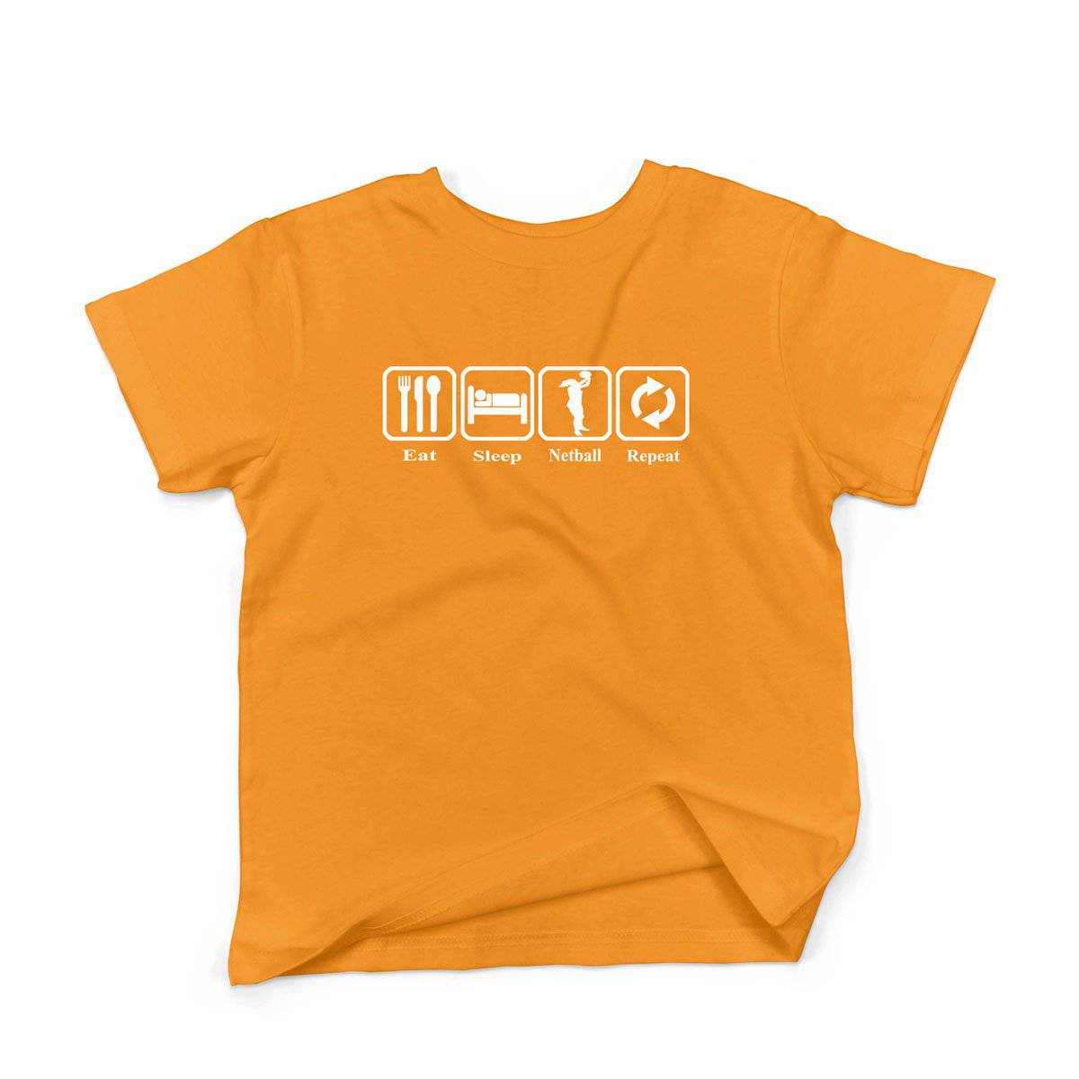 Epic Label Tshirt Eat Sleep Netball Repeat T-Shirt Enfant