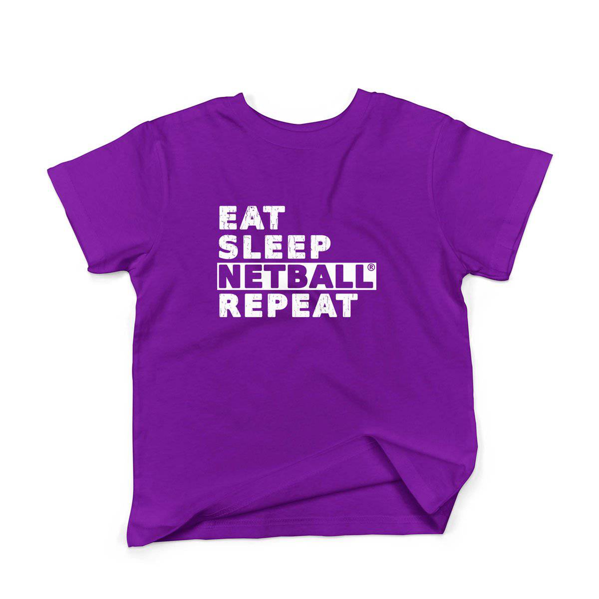 Epic Label Tshirt Eat Sleep Netball Repeat T-Shirt Enfant