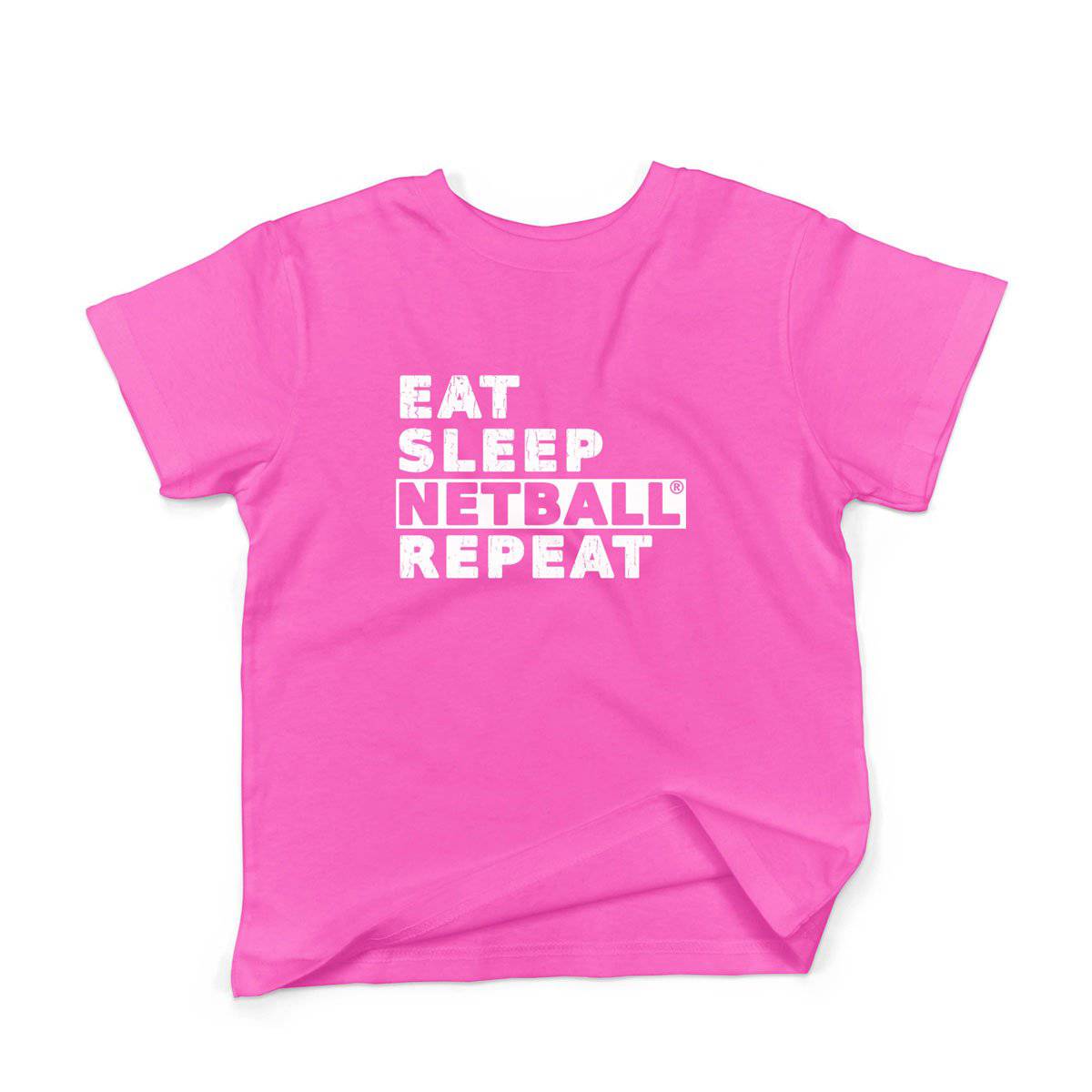 Epic Label Tshirt Eat Sleep Netball Repeat T-Shirt Enfant