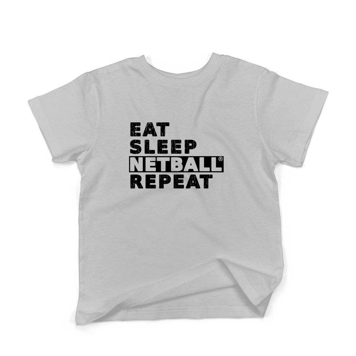Epic Label Tshirt Eat Sleep Netball Repeat T-Shirt Enfant