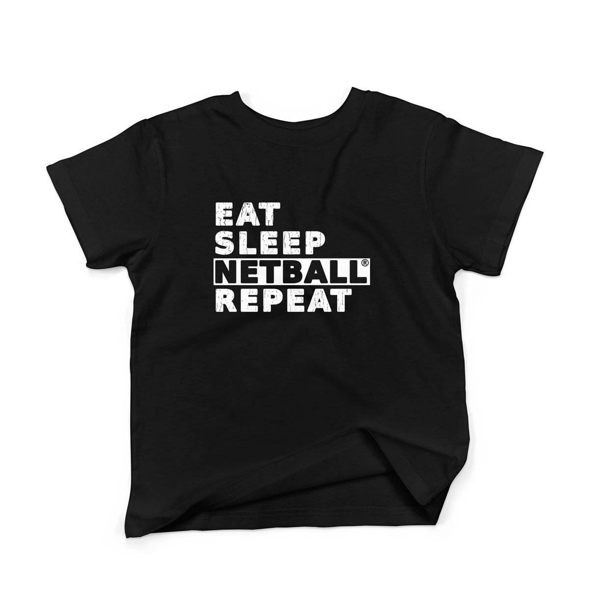 Epic Label Tshirt Eat Sleep Netball Repeat T-Shirt Enfant