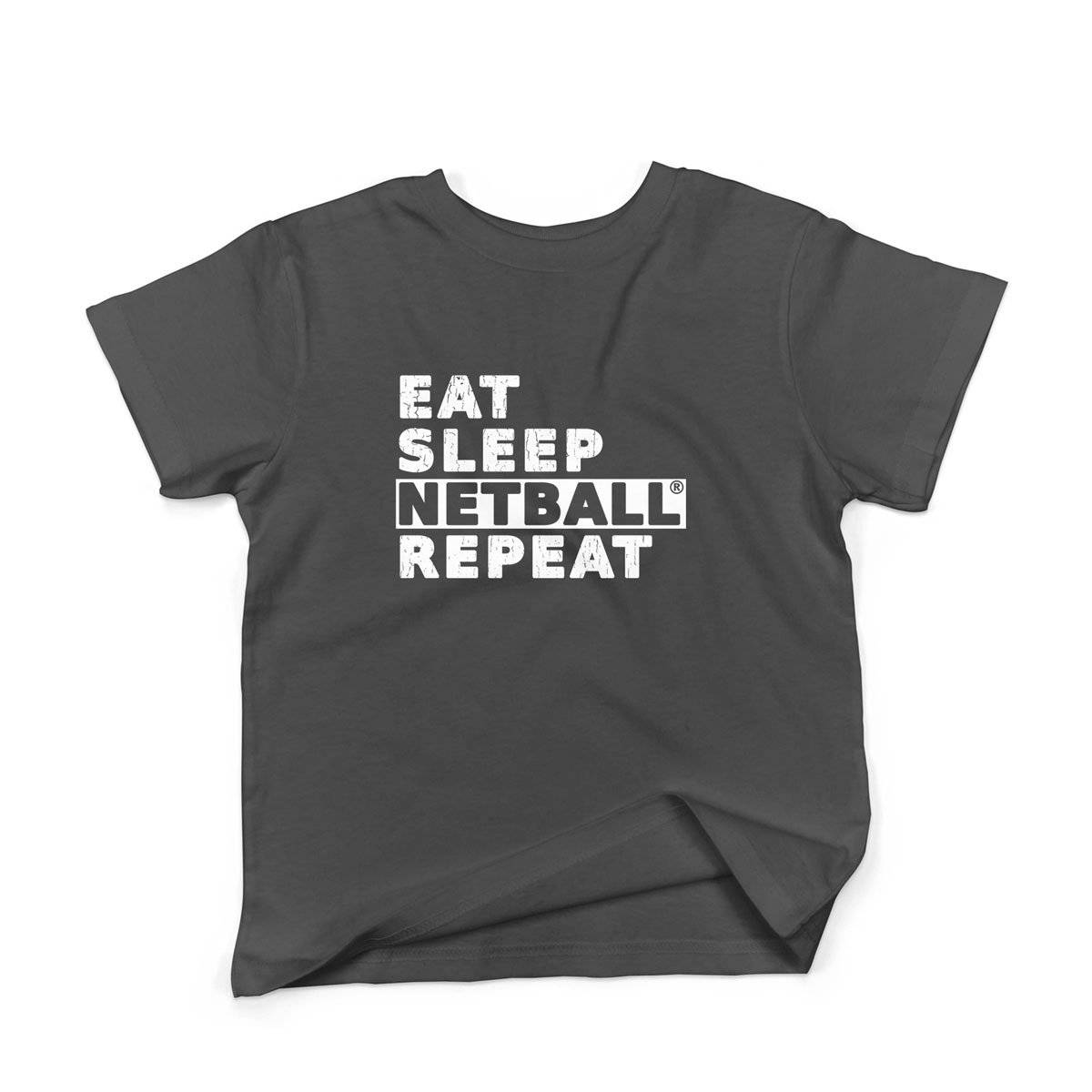 Epic Label Tshirt Eat Sleep Netball Repeat T-Shirt Enfant