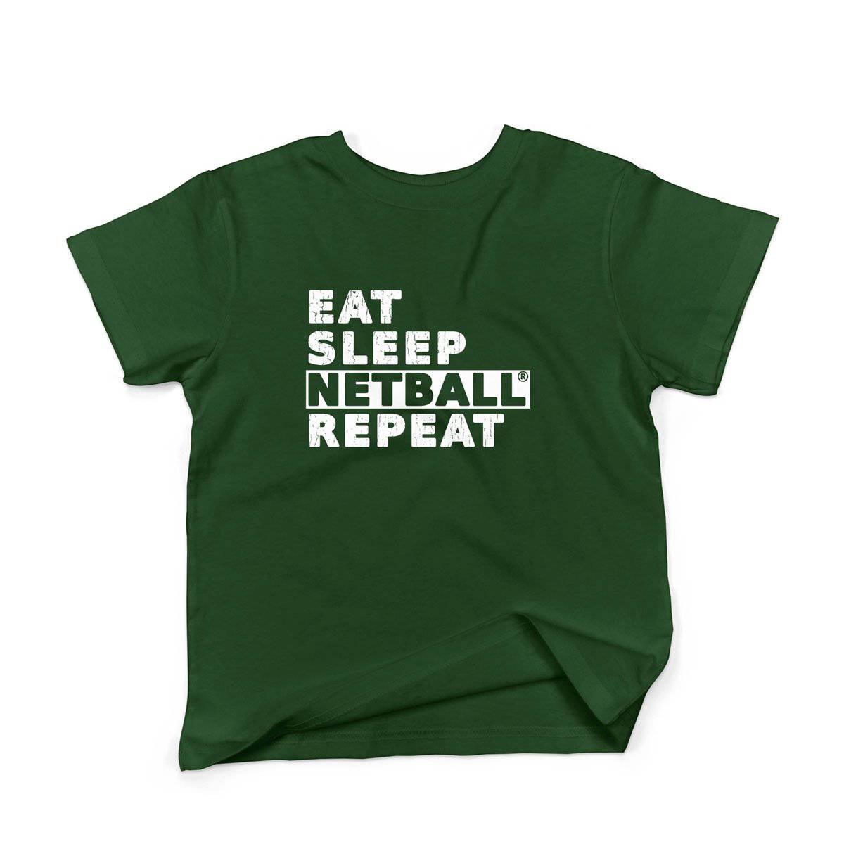 Epic Label Tshirt Eat Sleep Netball Repeat T-Shirt Enfant