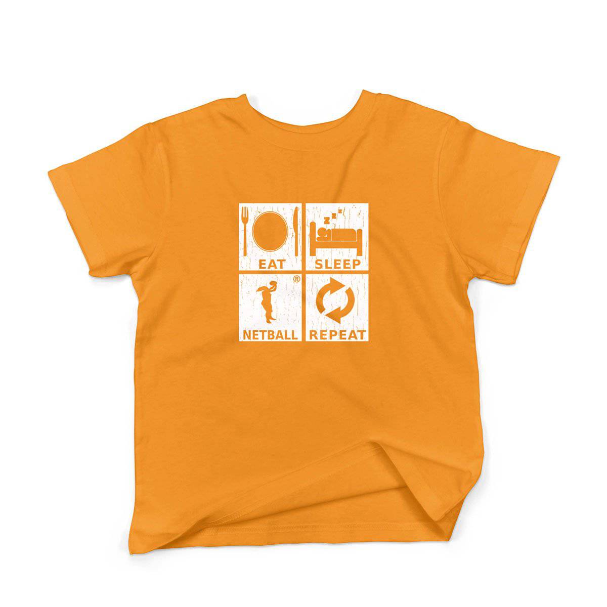 Epic Label Tshirt Eat Sleep Netball Repeat T-Shirt Enfant