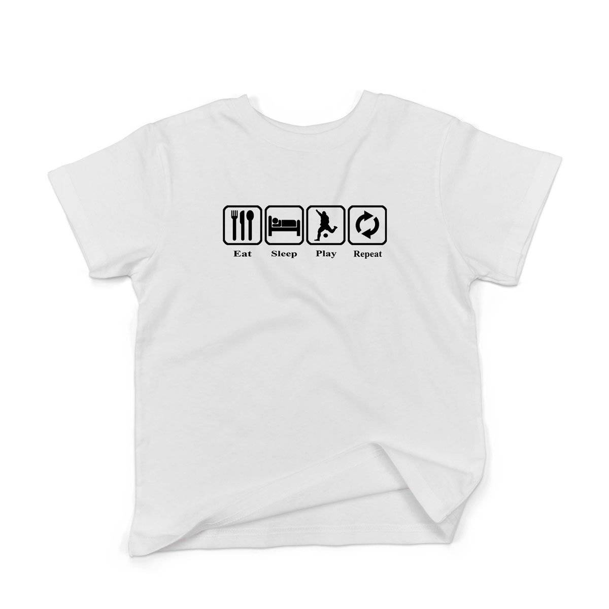 Epic Label Tshirt Eat Sleep Play Repeat T-Shirt Enfant