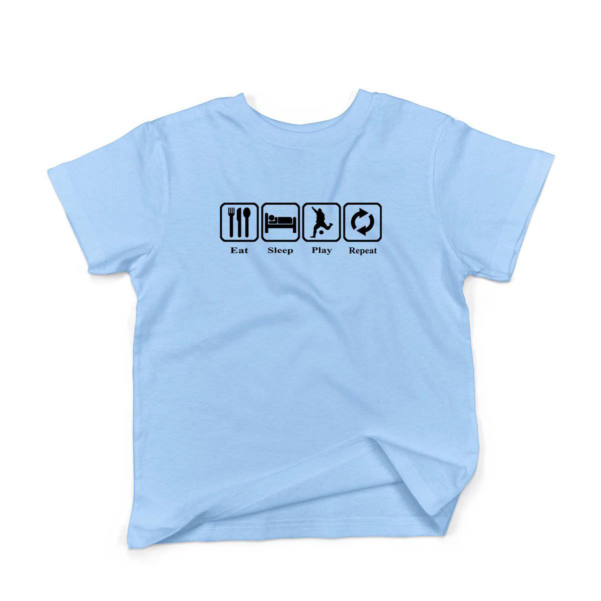 Epic Label Tshirt Eat Sleep Play Repeat T-Shirt Enfant