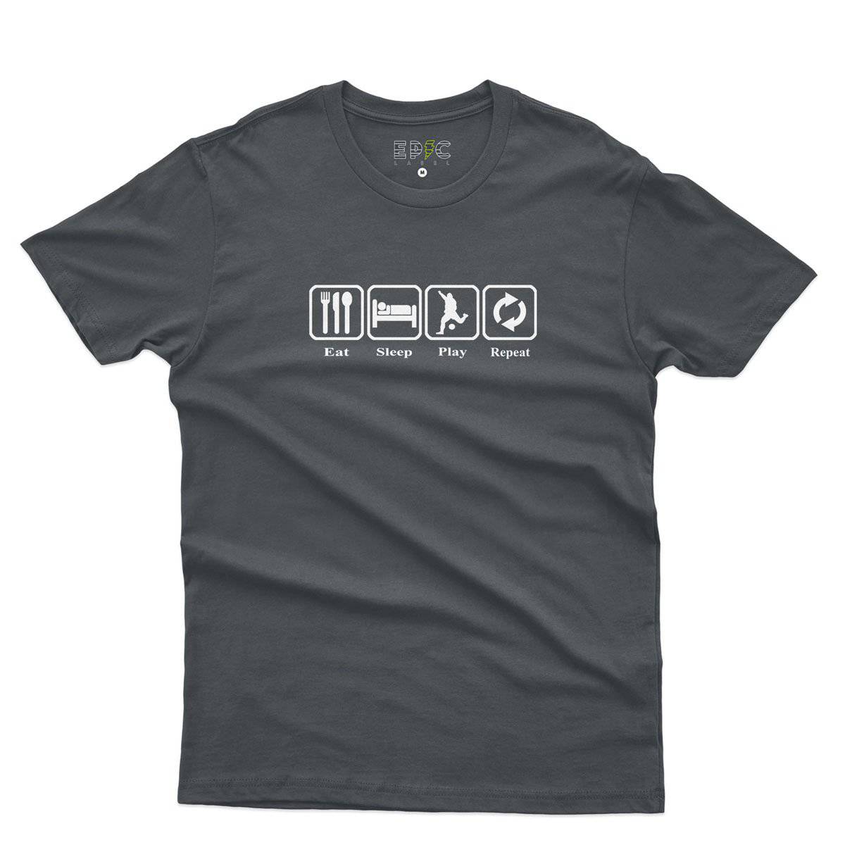 Epic Label Tshirt Eat Sleep Play Repeat T-Shirt Pour Homme