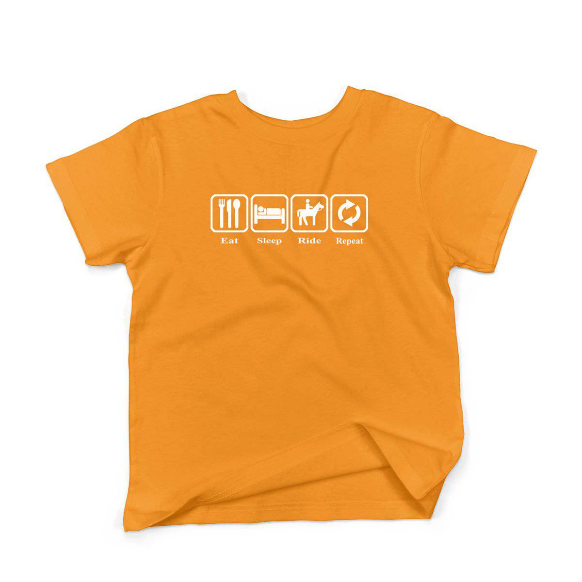 Epic Label Tshirt Eat Sleep Ride Repeat T-Shirt Enfant