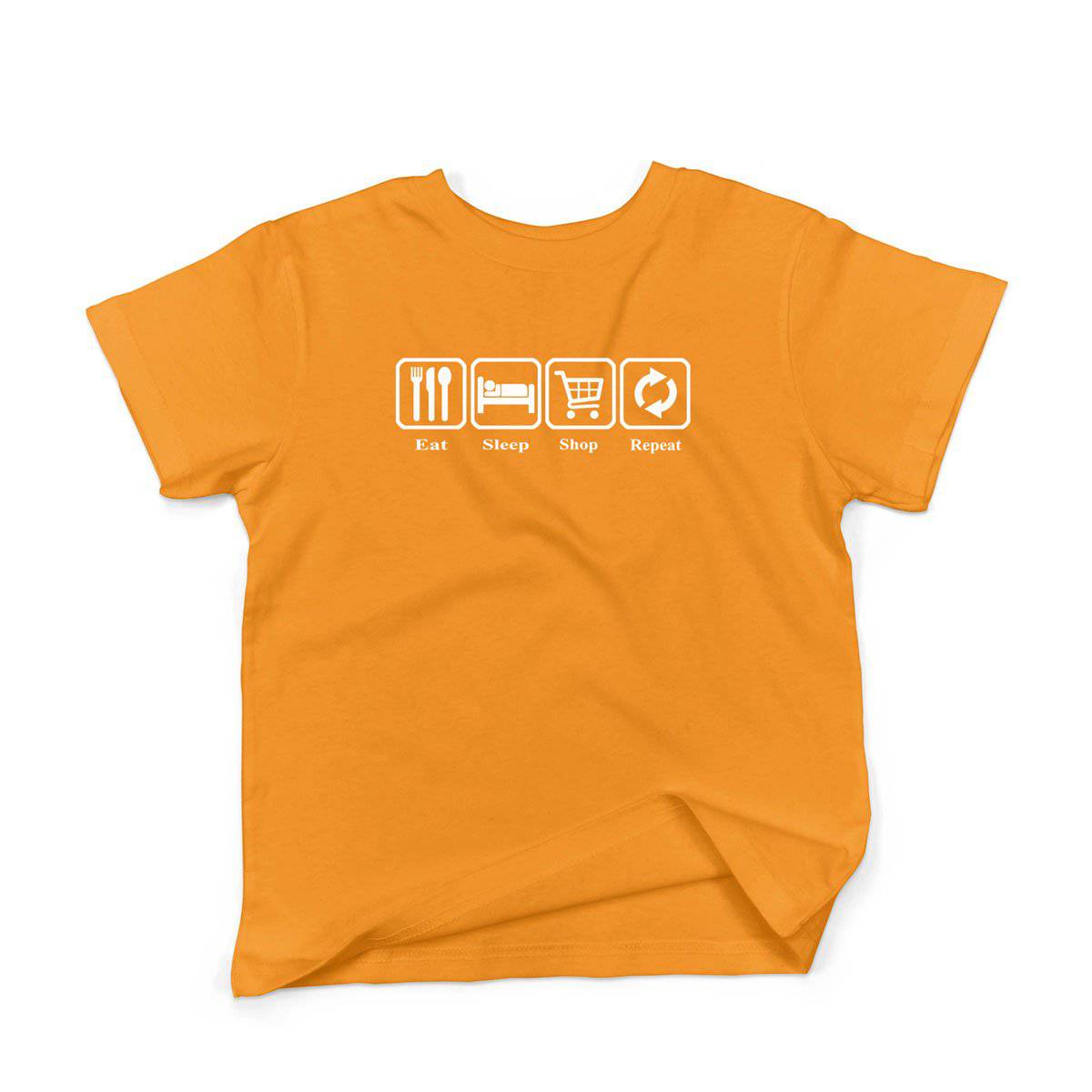 Epic Label Tshirt Eat Sleep Shop Repeat T-Shirt Enfant
