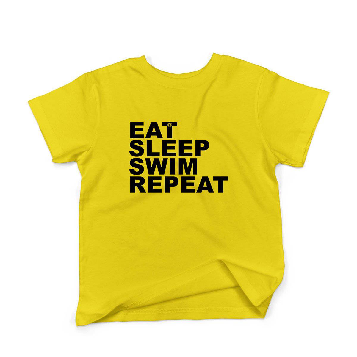 Epic Label Tshirt Eat Sleep Swim Repeat T-Shirt Enfant