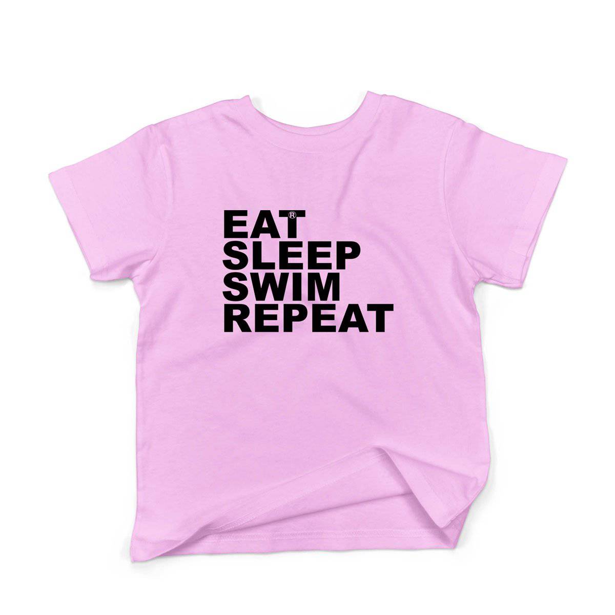 Epic Label Tshirt Eat Sleep Swim Repeat T-Shirt Enfant