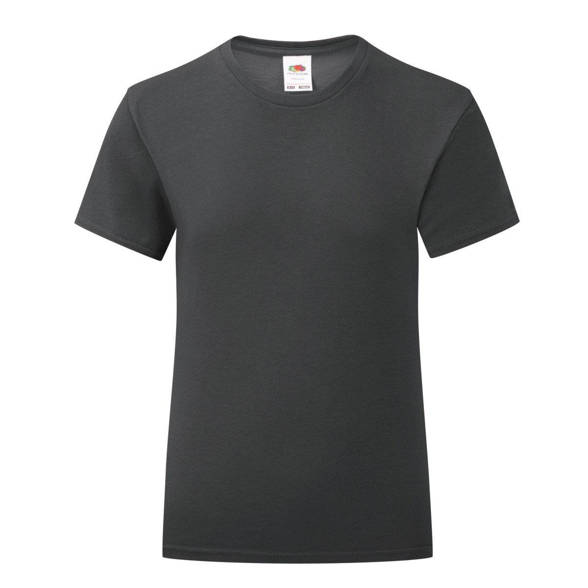 Epic Label Tshirt Fruit Of The Loom 610250 Filles Iconiques 150 T