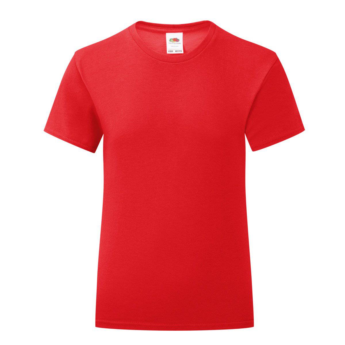 Epic Label Tshirt Fruit Of The Loom 610250 Filles Iconiques 150 T