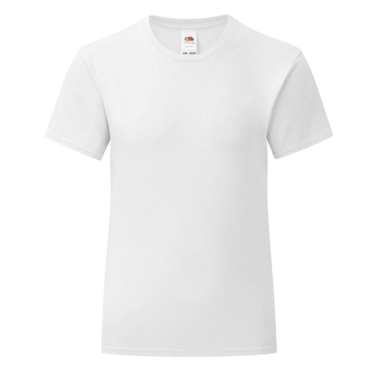 Epic Label Tshirt Fruit Of The Loom 610250 Filles Iconiques 150 T