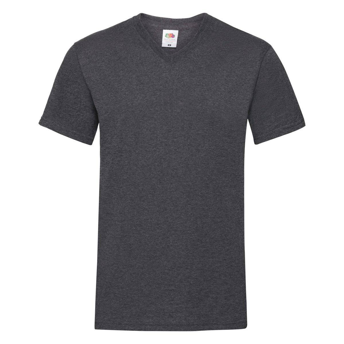 Epic Label Tshirt Fruit Of The Loom 610660 Valueweight V-Neck T Pour Homme