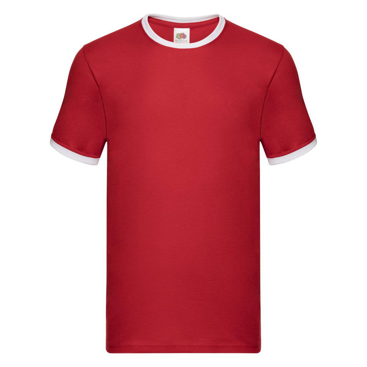 Epic Label Tshirt Fruit Of The Loom 611680 Valueweight Ringer T Pour Homme