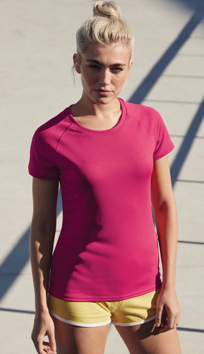 Epic Label Tshirt Fruit Of The Loom 613920 T-Shirt Performance Femme