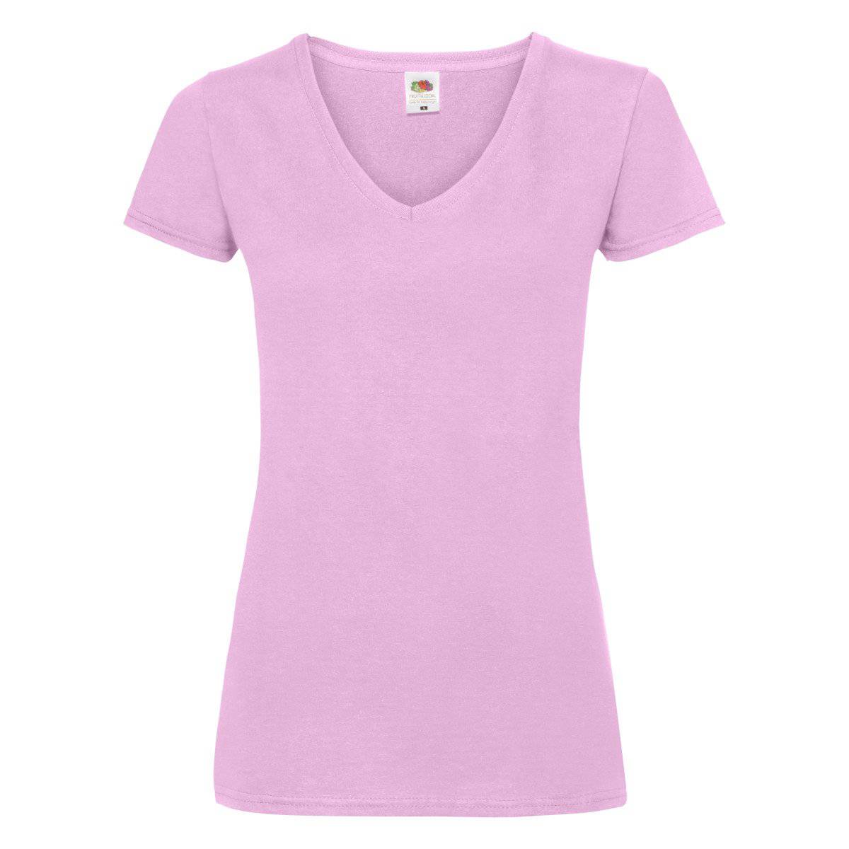 Epic Label Tshirt Fruit Of The Loom 613980 T-Shirt Valueweight À Col En V Pour Femme