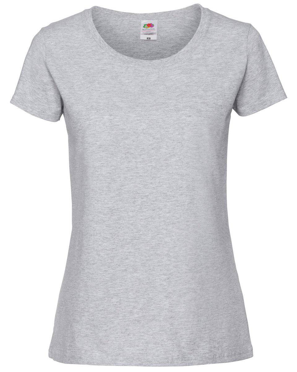 Epic Label Tshirt Fruit Of The Loom 614240 Dames Ringspun Premium T Pour Femme