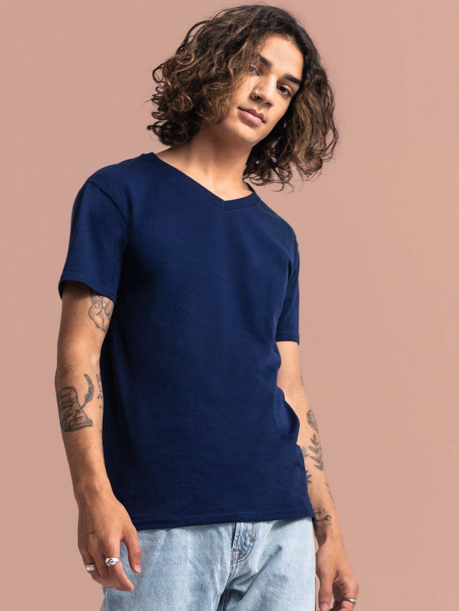 Epic Label Tshirt Fruit Of The Loom 614420 Col En V Iconique 150 T Pour Homme