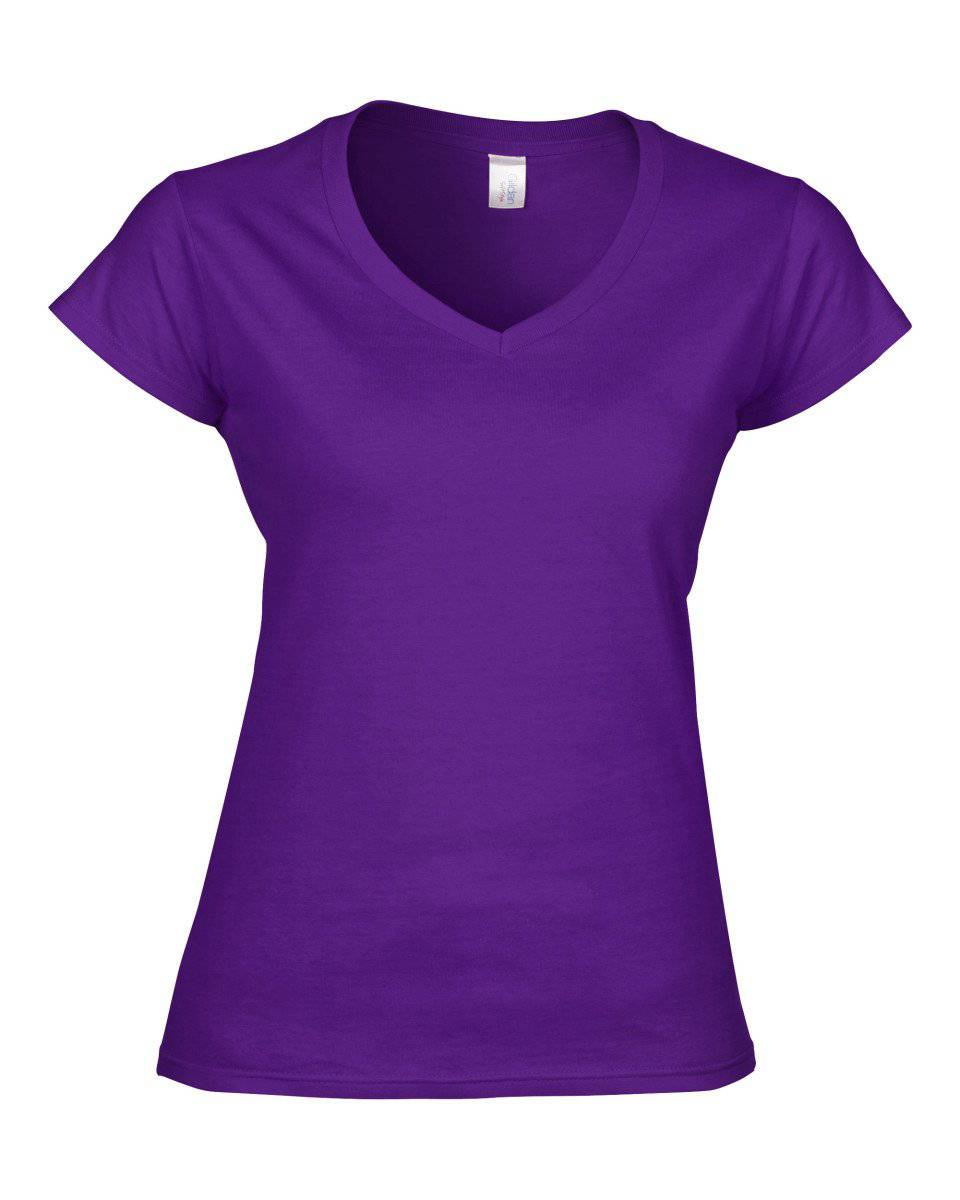 Epic Label Tshirt Gildan 64V00L Femme Soft Style Col V T-Shirt
