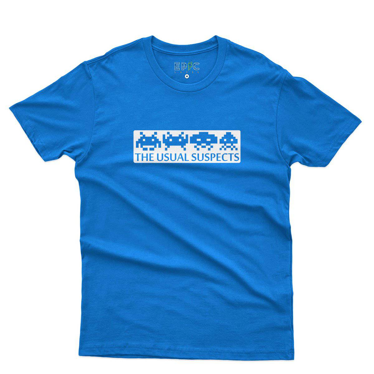 Epic Label Tshirt Space Invaders The Usual Suspects T-Shirt Pour Homme