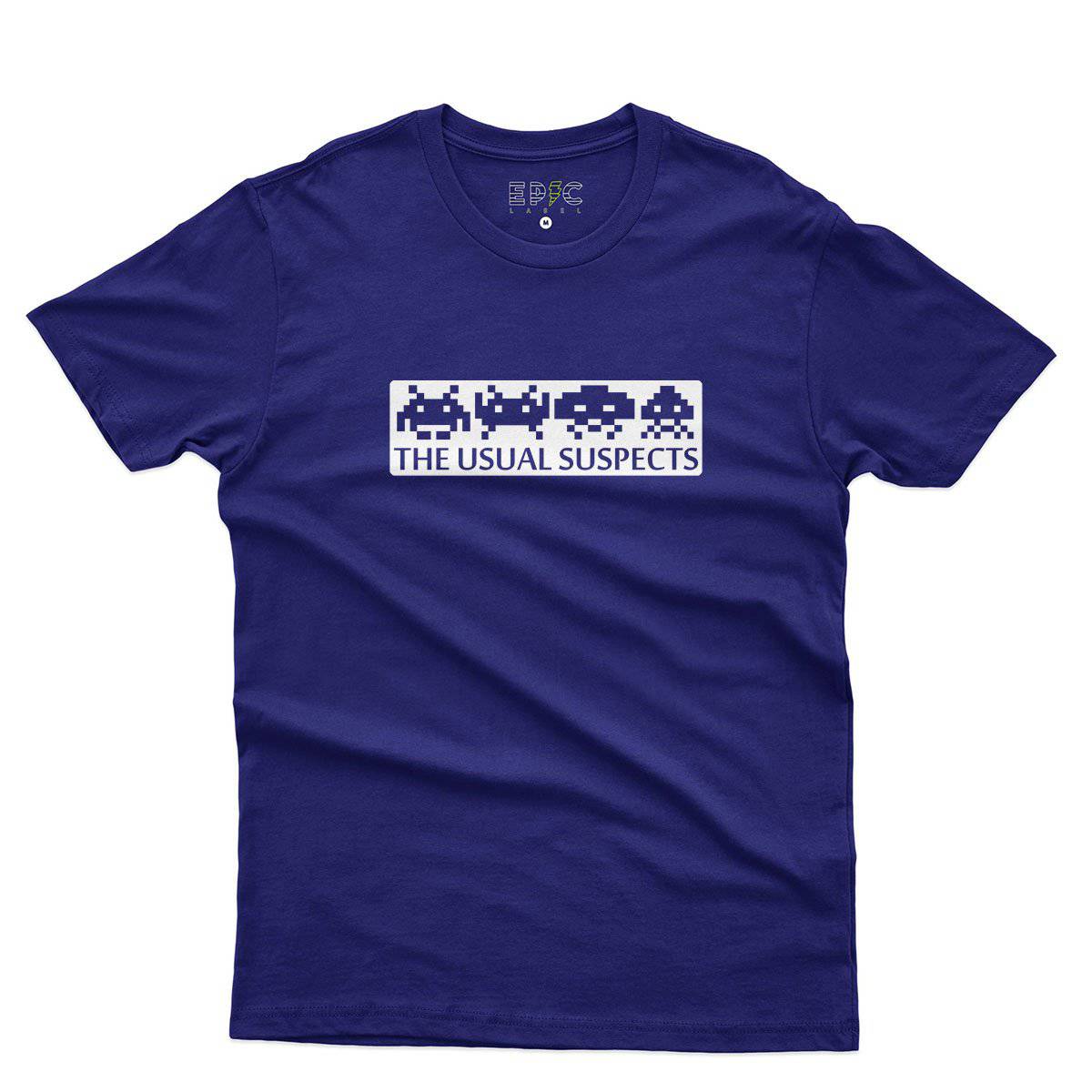 Epic Label Tshirt Space Invaders The Usual Suspects T-Shirt Pour Homme