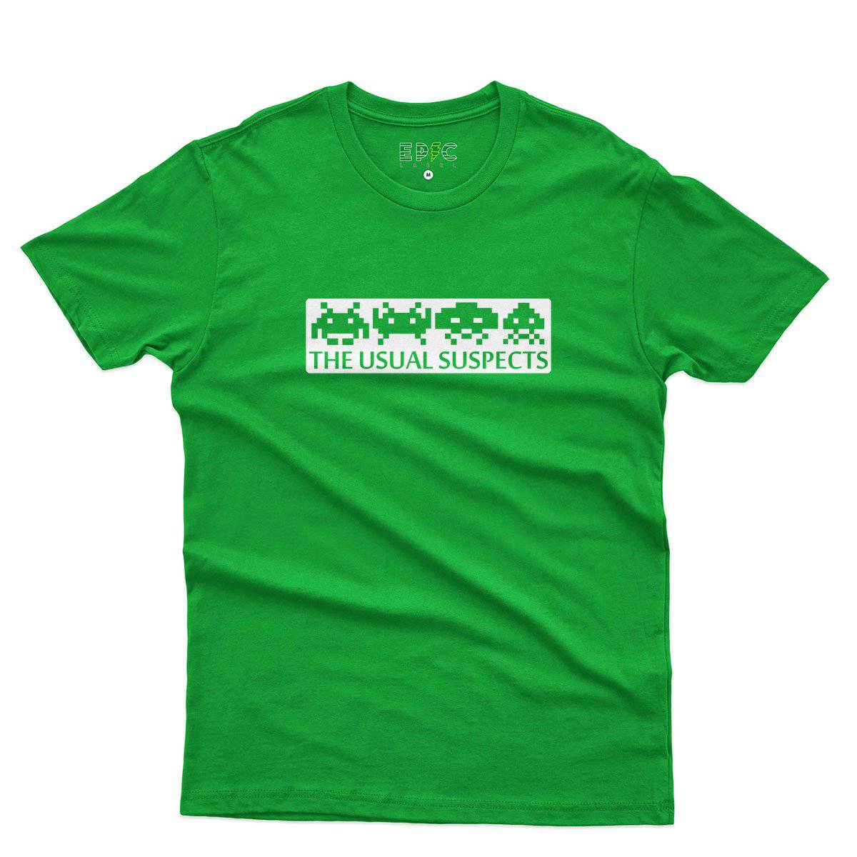 Epic Label Tshirt Space Invaders The Usual Suspects T-Shirt Pour Homme