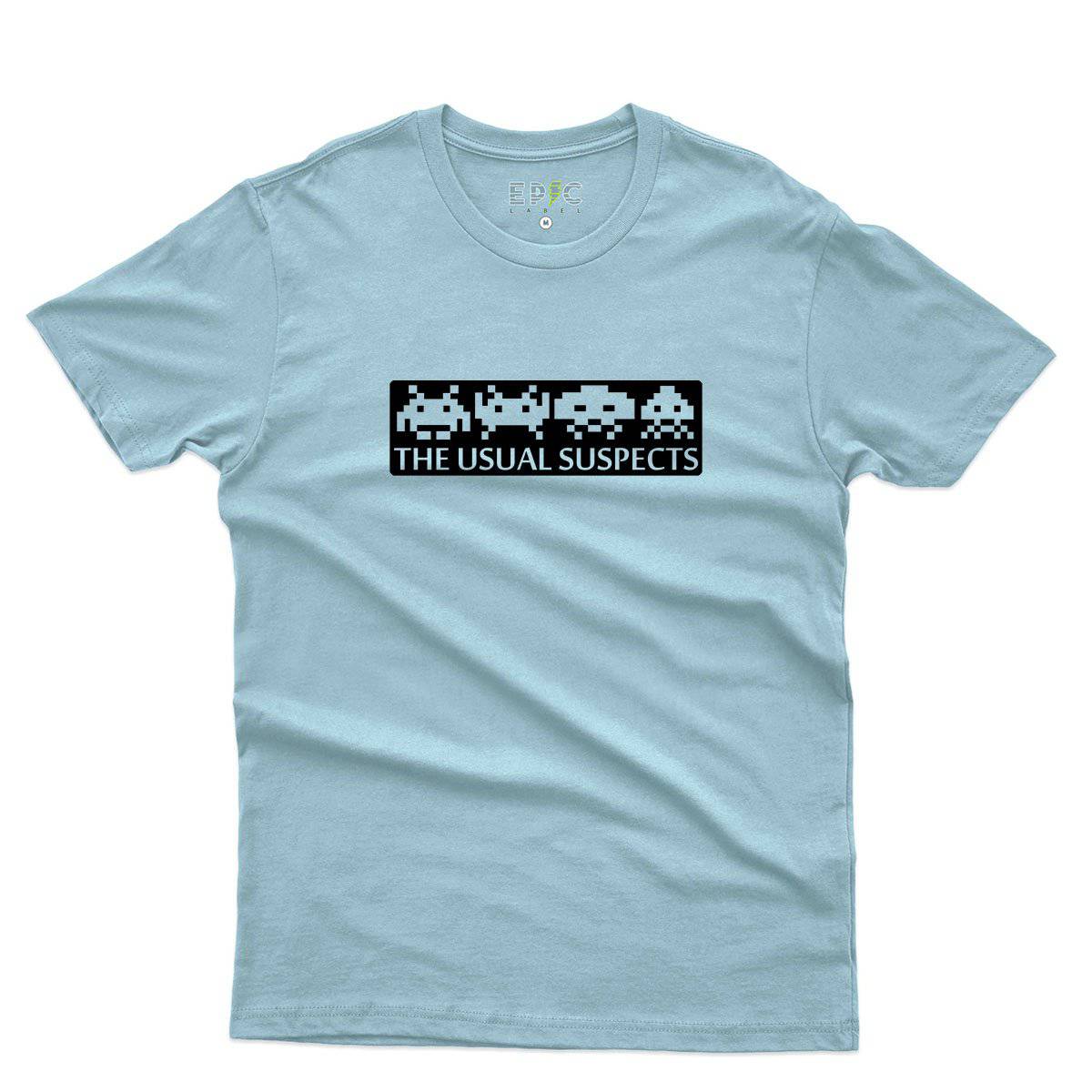 Epic Label Tshirt Space Invaders The Usual Suspects T-Shirt Pour Homme