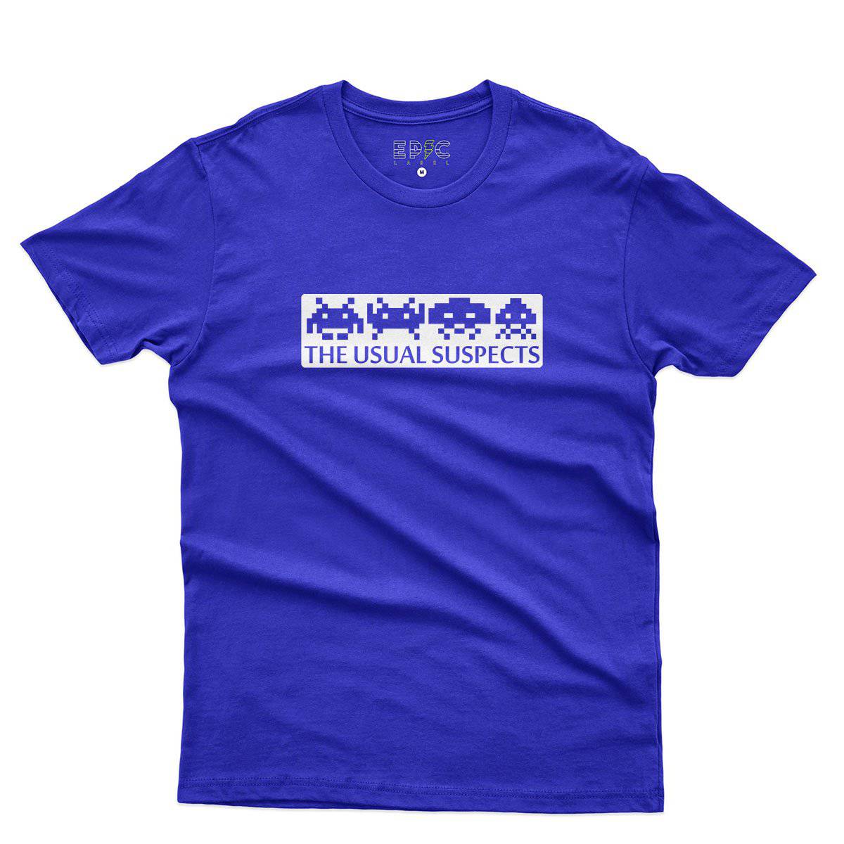 Epic Label Tshirt Space Invaders The Usual Suspects T-Shirt Pour Homme