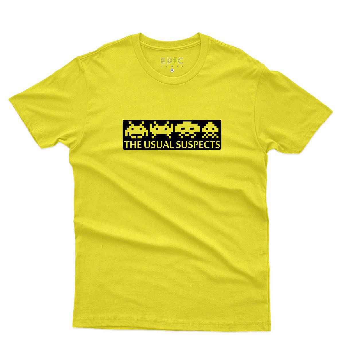Epic Label Tshirt Space Invaders The Usual Suspects T-Shirt Pour Homme