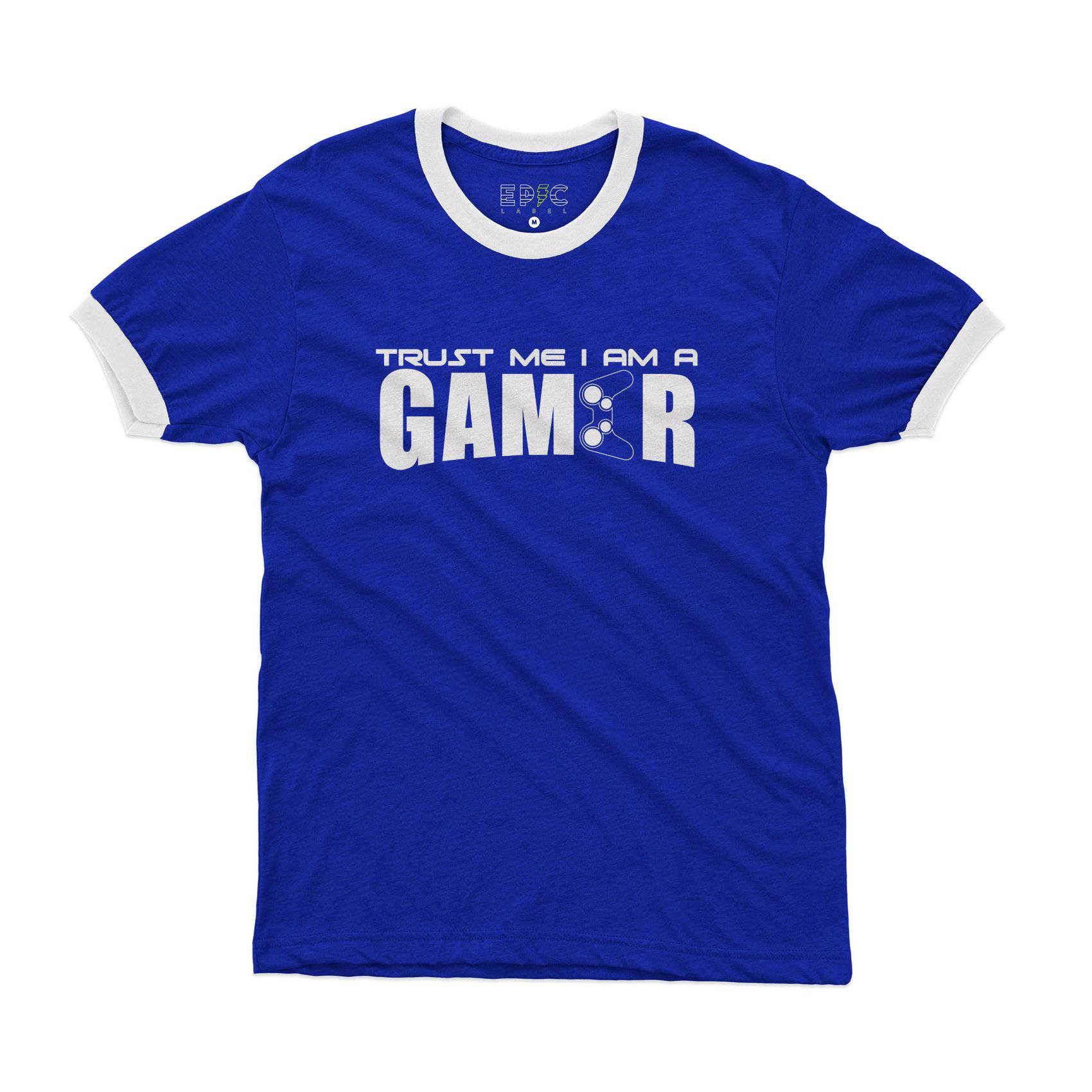 Epic Label Tshirt TRUST ME I AM A GAMER RINGER T-SHIRT POUR HOMME