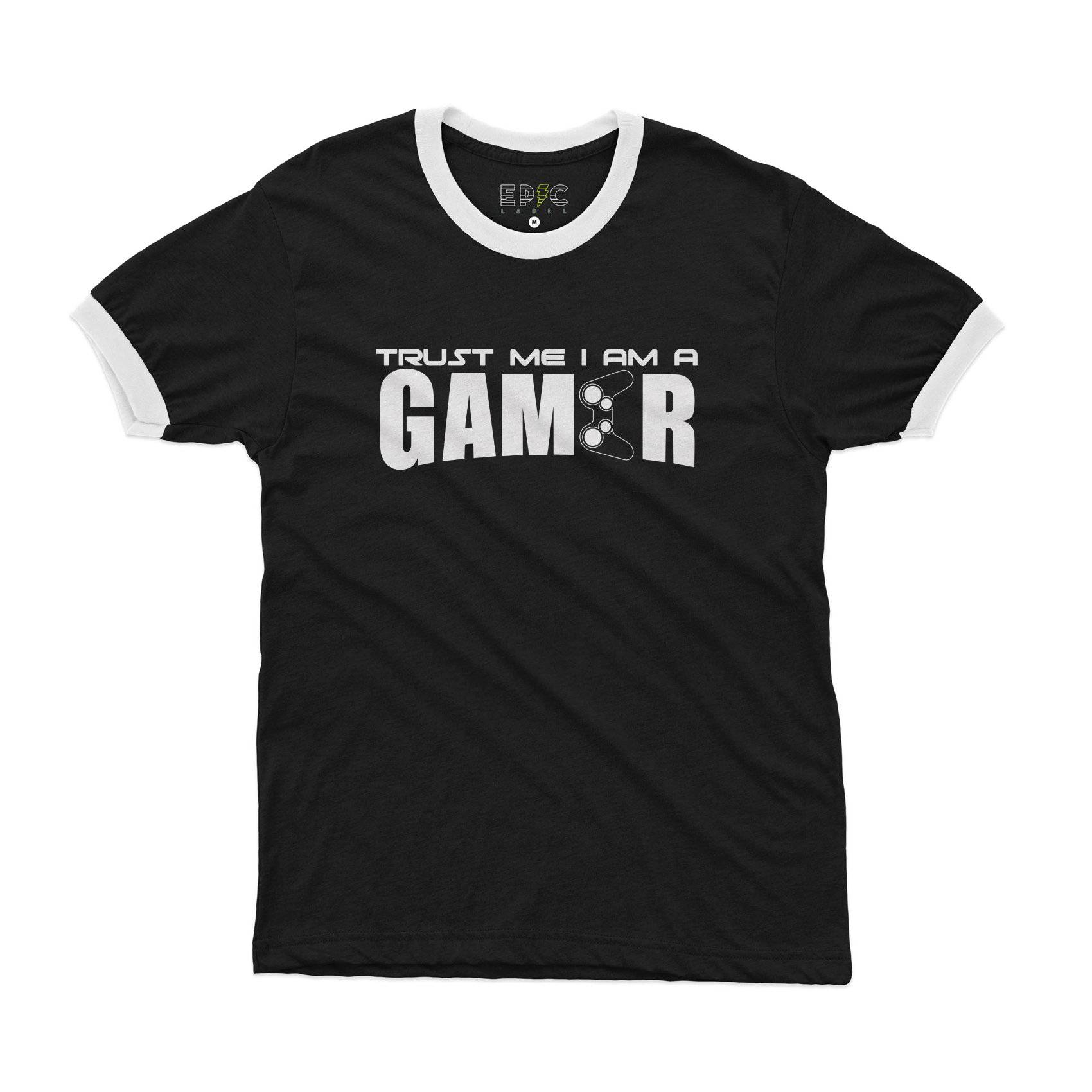 Epic Label Tshirt TRUST ME I AM A GAMER RINGER T-SHIRT POUR HOMME