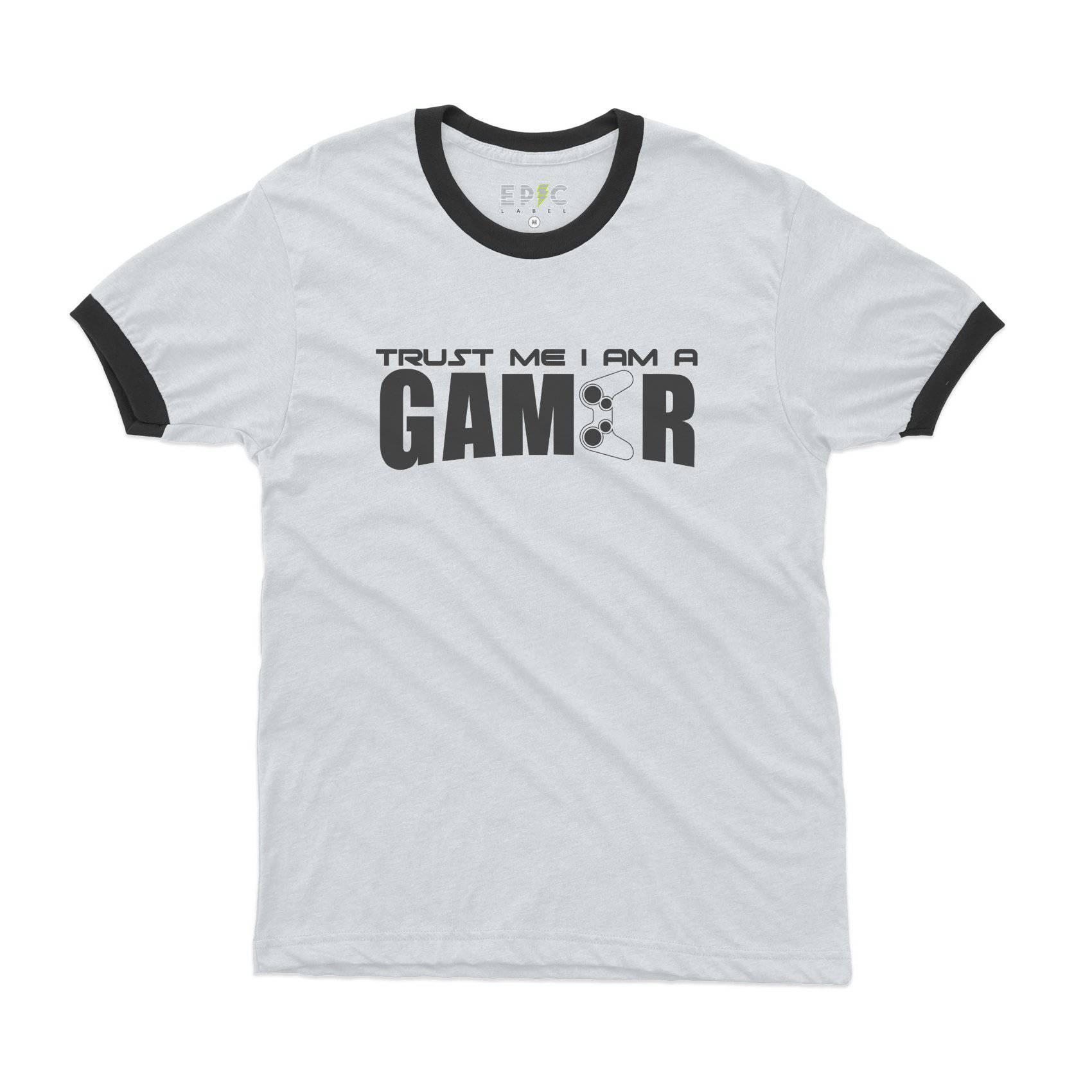 Epic Label Tshirt TRUST ME I AM A GAMER RINGER T-SHIRT POUR HOMME