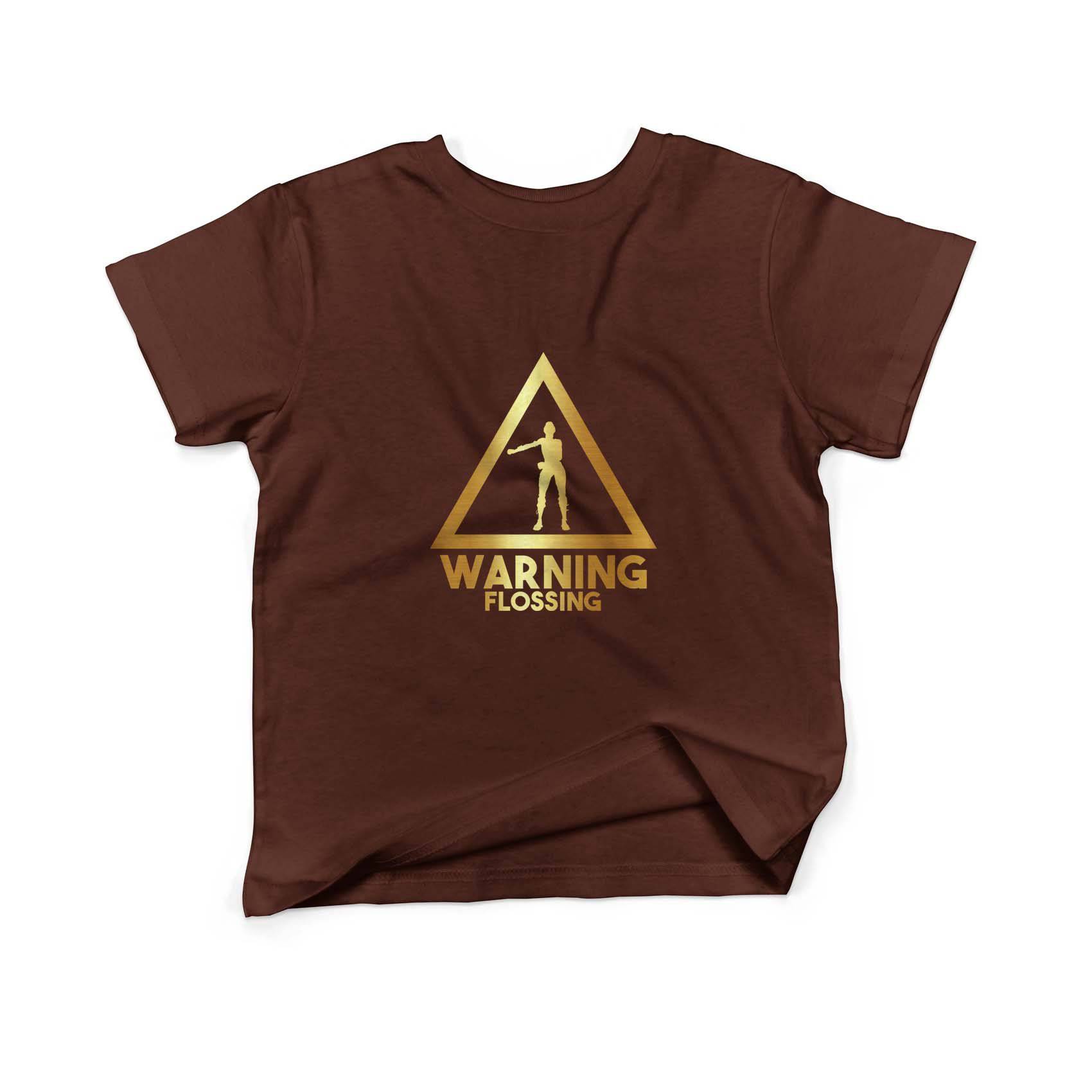 Epic Label Tshirt Warning Flossing T-Shirt Enfant