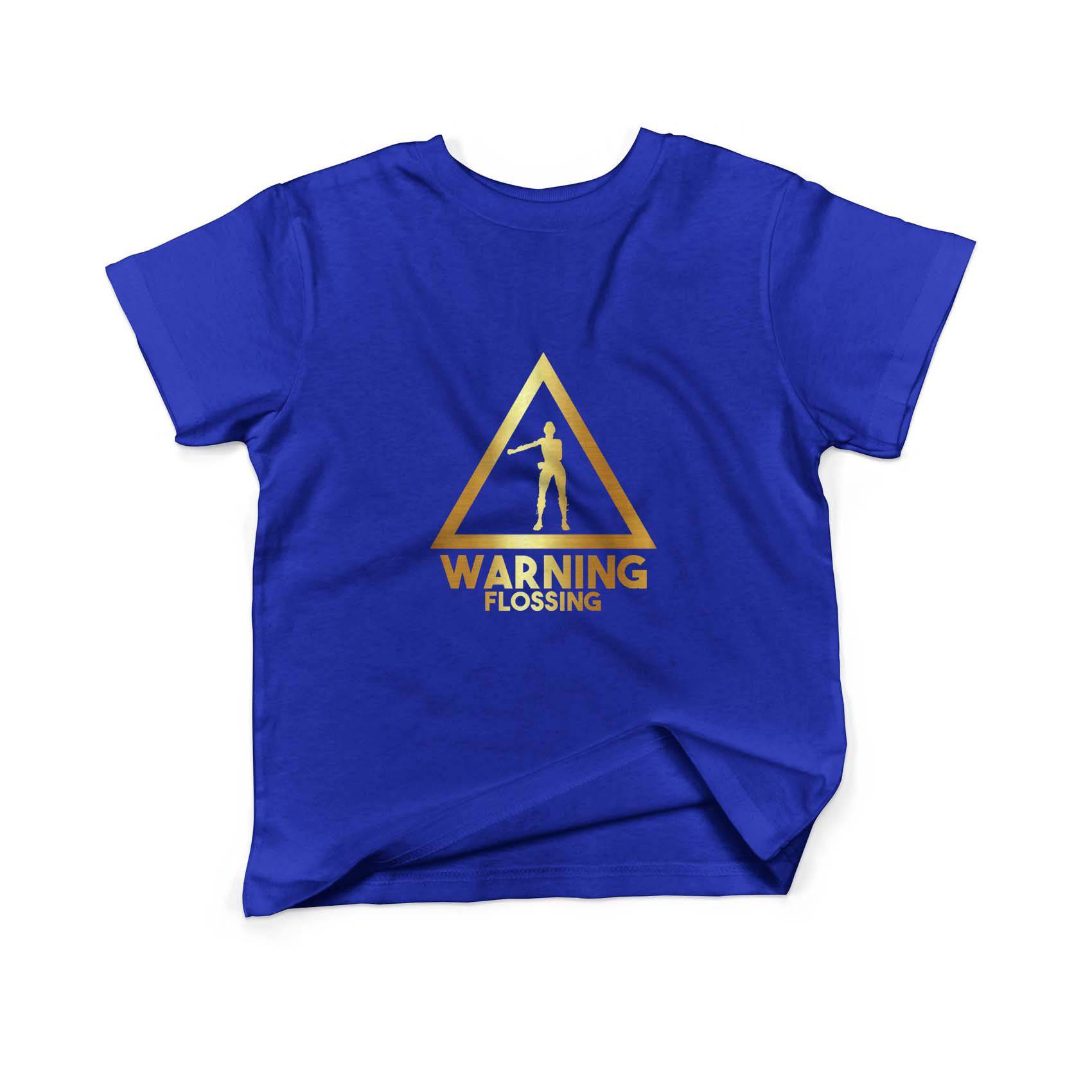 Epic Label Tshirt Warning Flossing T-Shirt Enfant