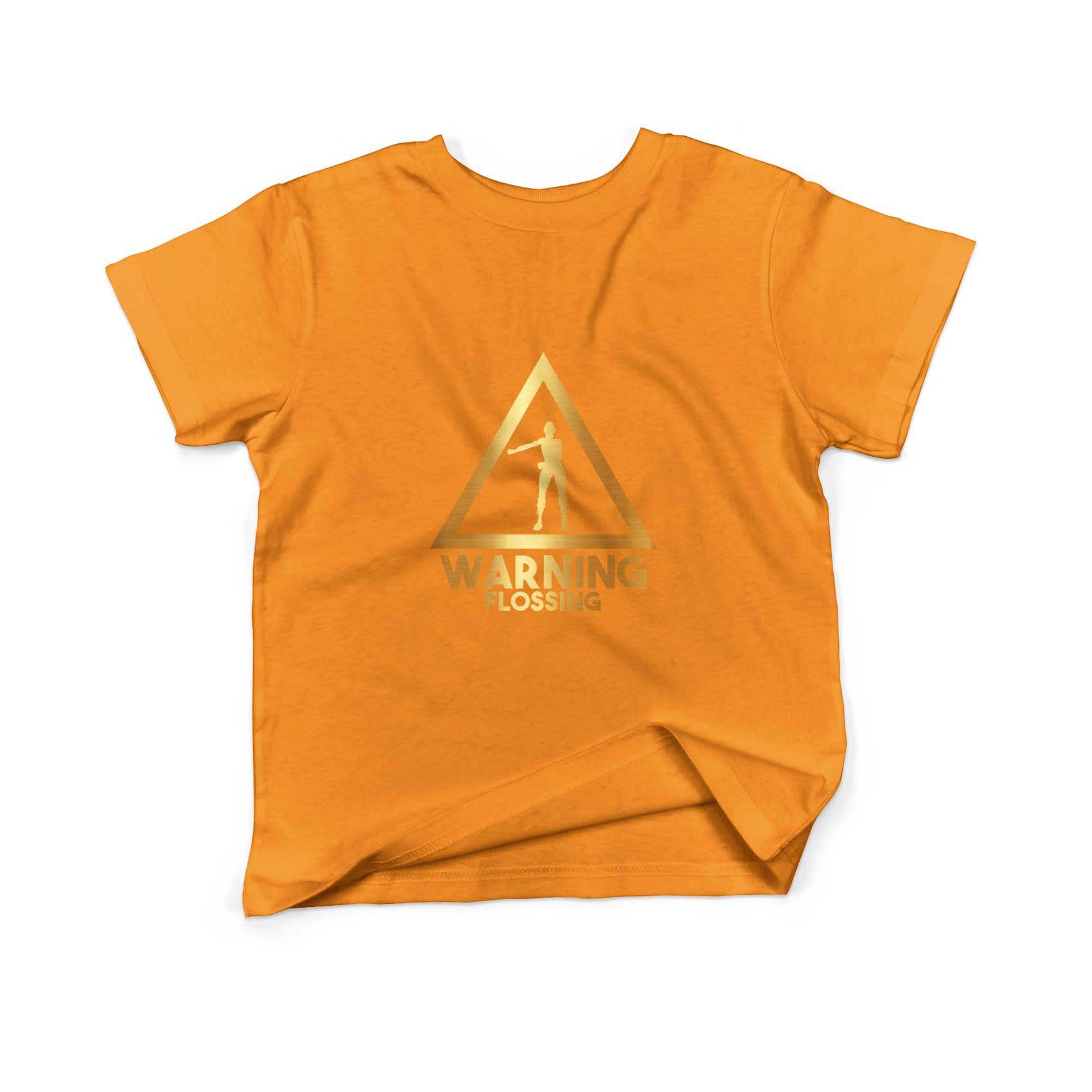 Epic Label Tshirt Warning Flossing T-Shirt Enfant