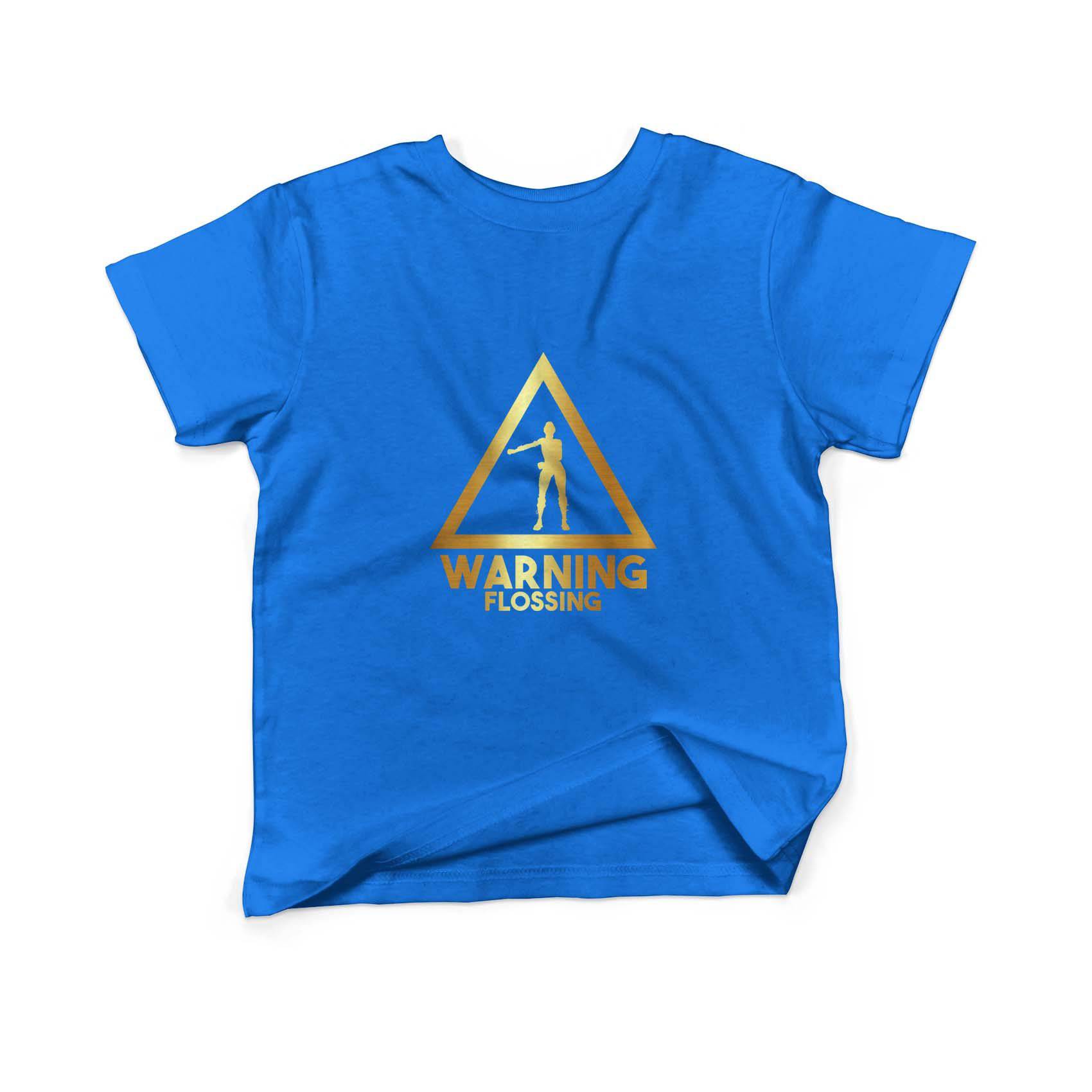 Epic Label Tshirt Warning Flossing T-Shirt Enfant