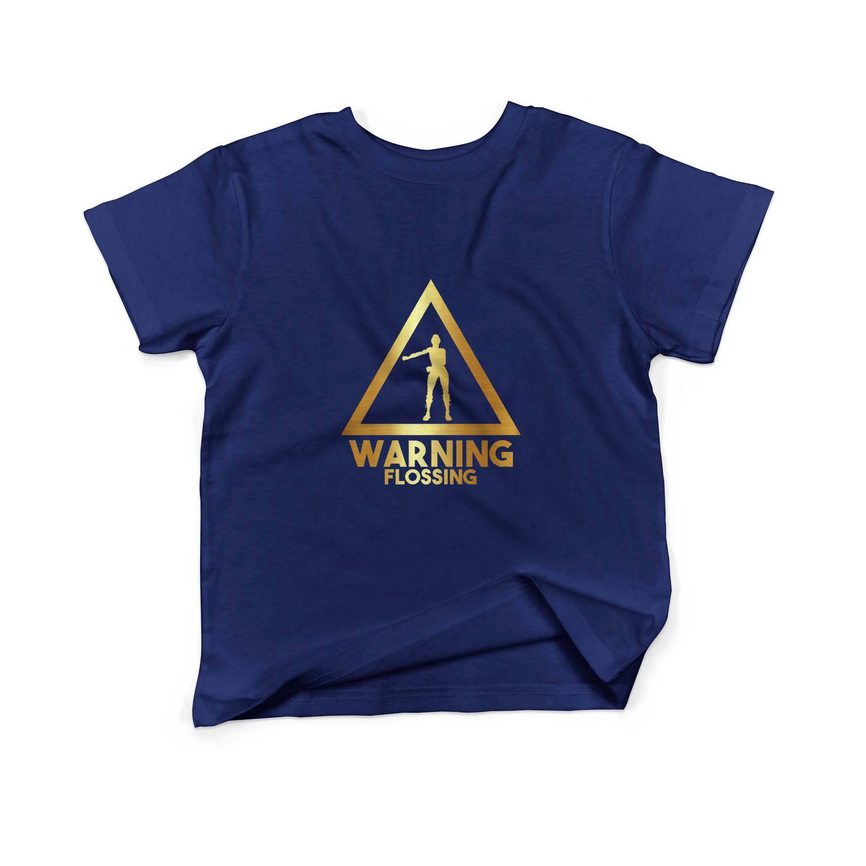 Epic Label Tshirt Warning Flossing T-Shirt Enfant