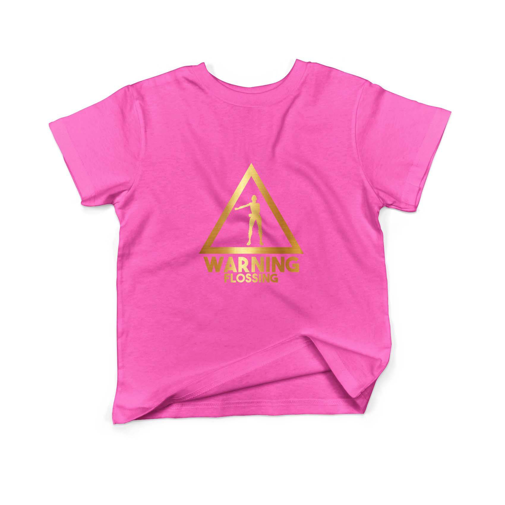 Epic Label Tshirt Warning Flossing T-Shirt Enfant