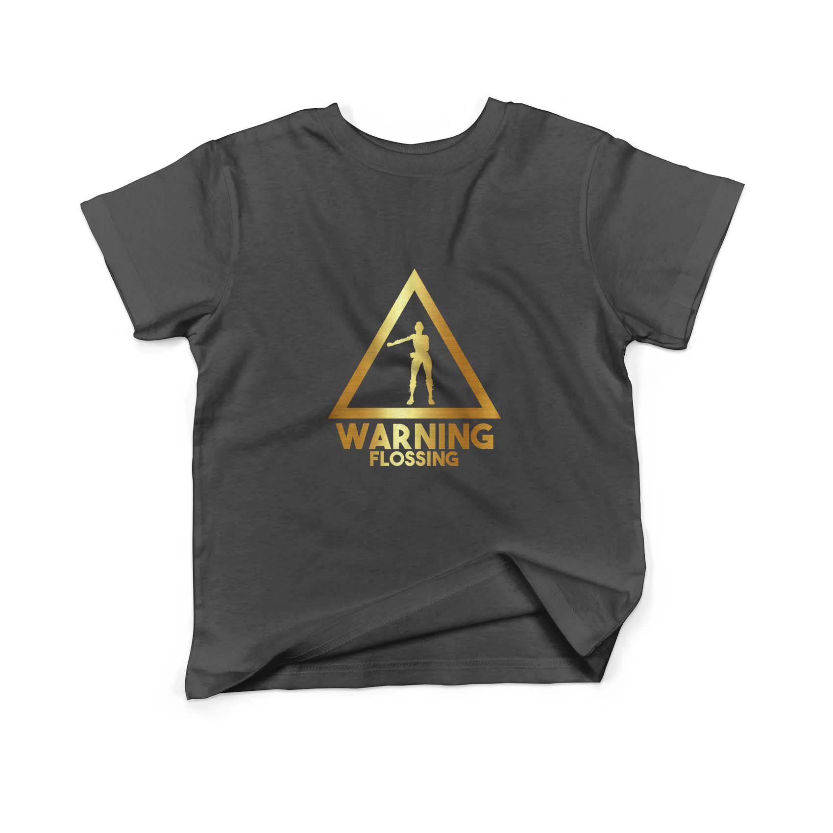 Epic Label Tshirt Warning Flossing T-Shirt Enfant