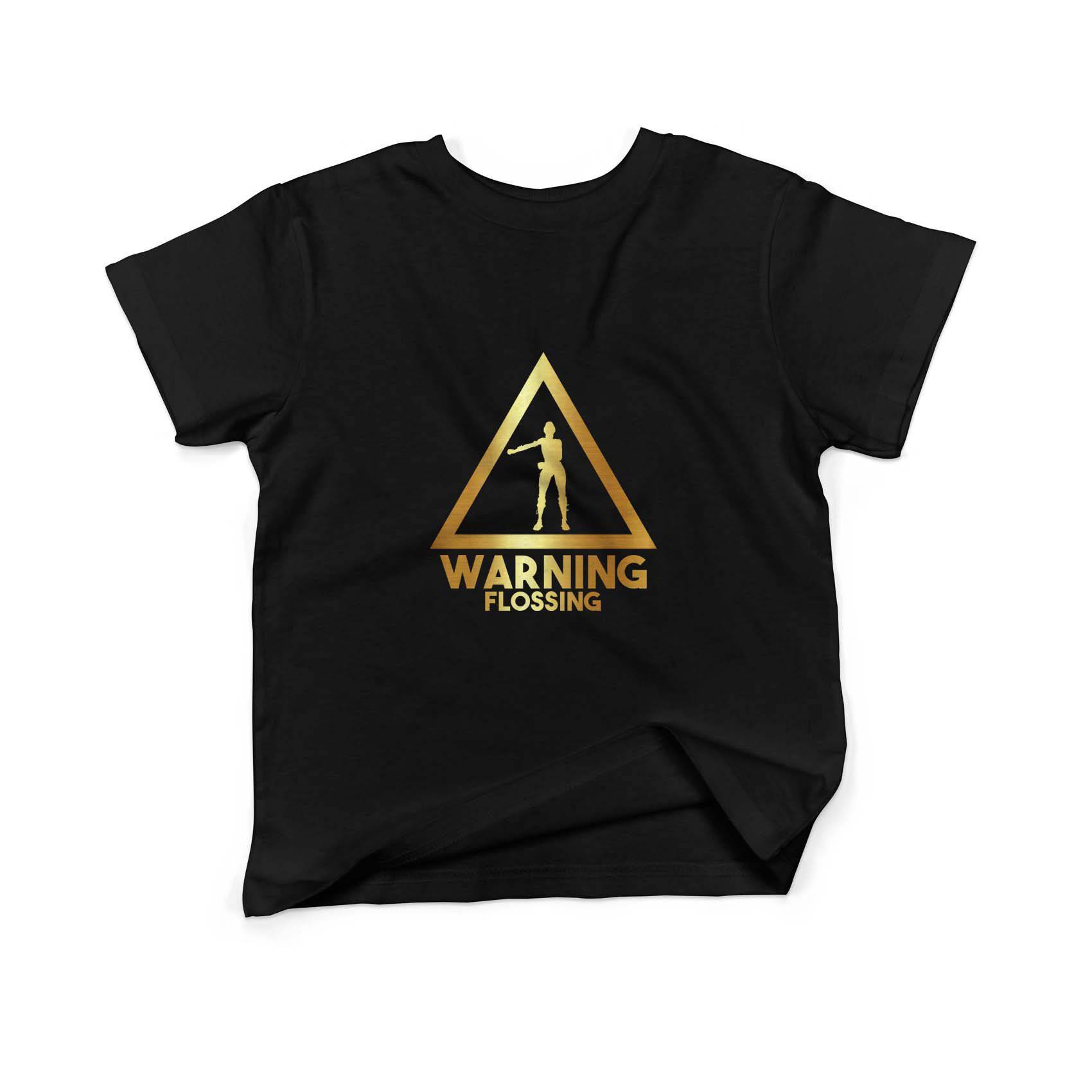Epic Label Tshirt Warning Flossing T-Shirt Enfant