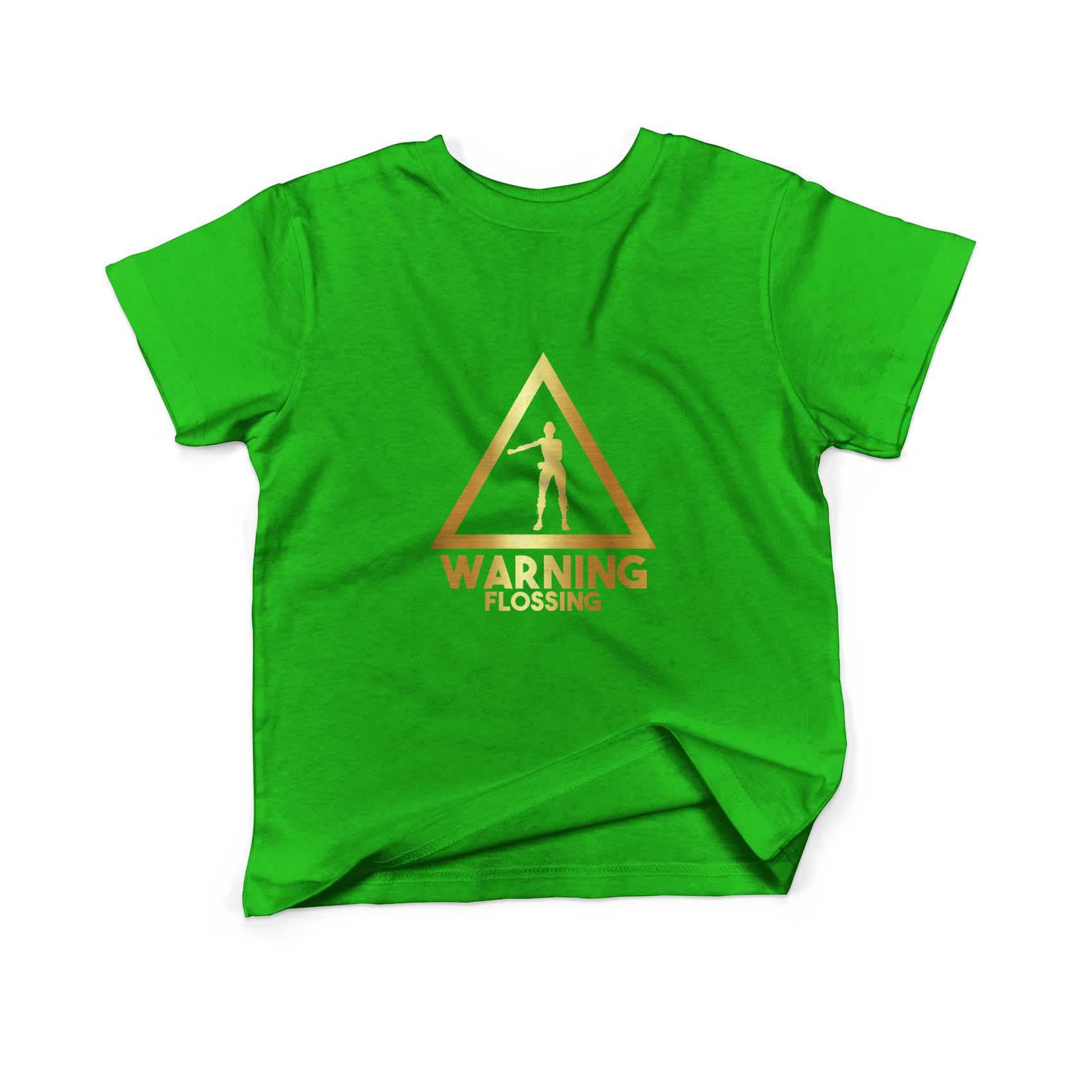 Epic Label Tshirt Warning Flossing T-Shirt Enfant