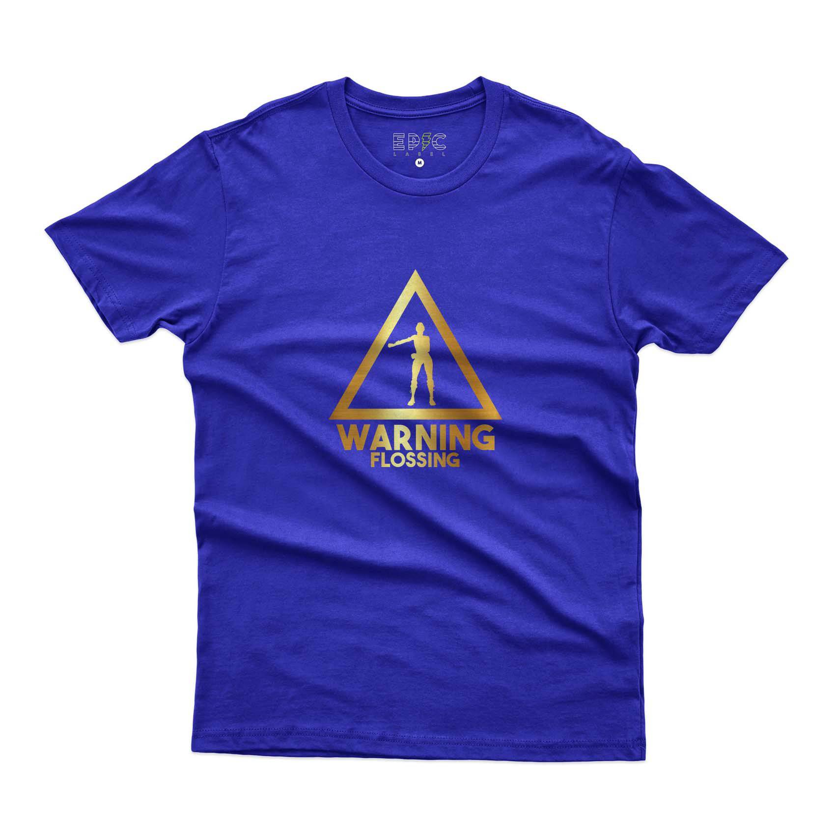 Epic Label Tshirt Warning Flossing T-Shirt Pour Homme
