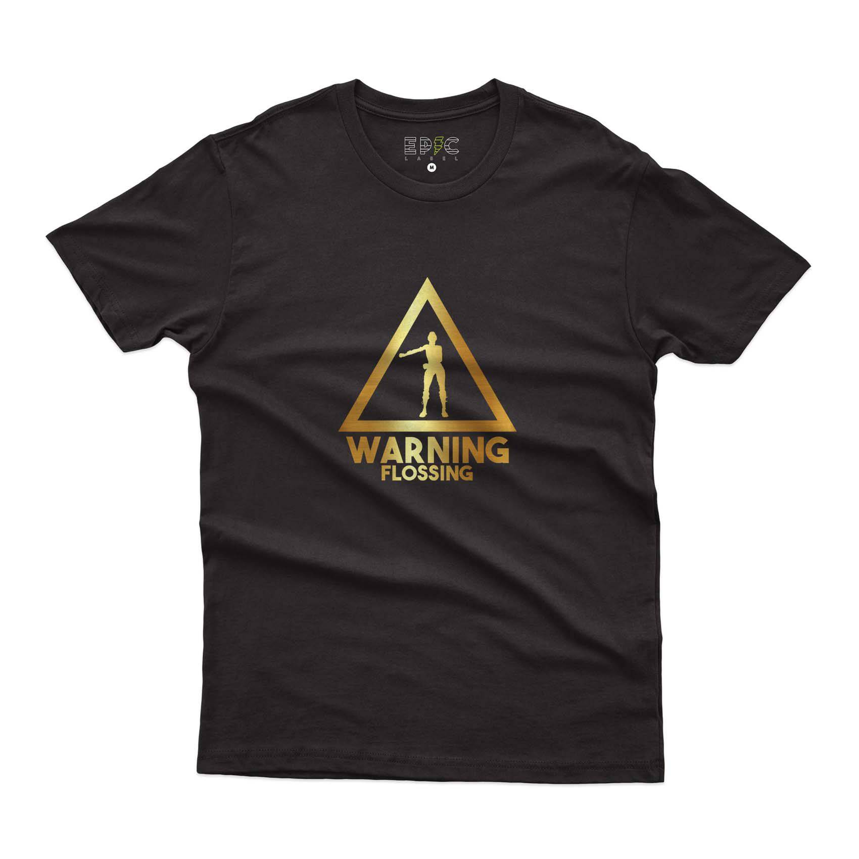Epic Label Tshirt Warning Flossing T-Shirt Pour Homme