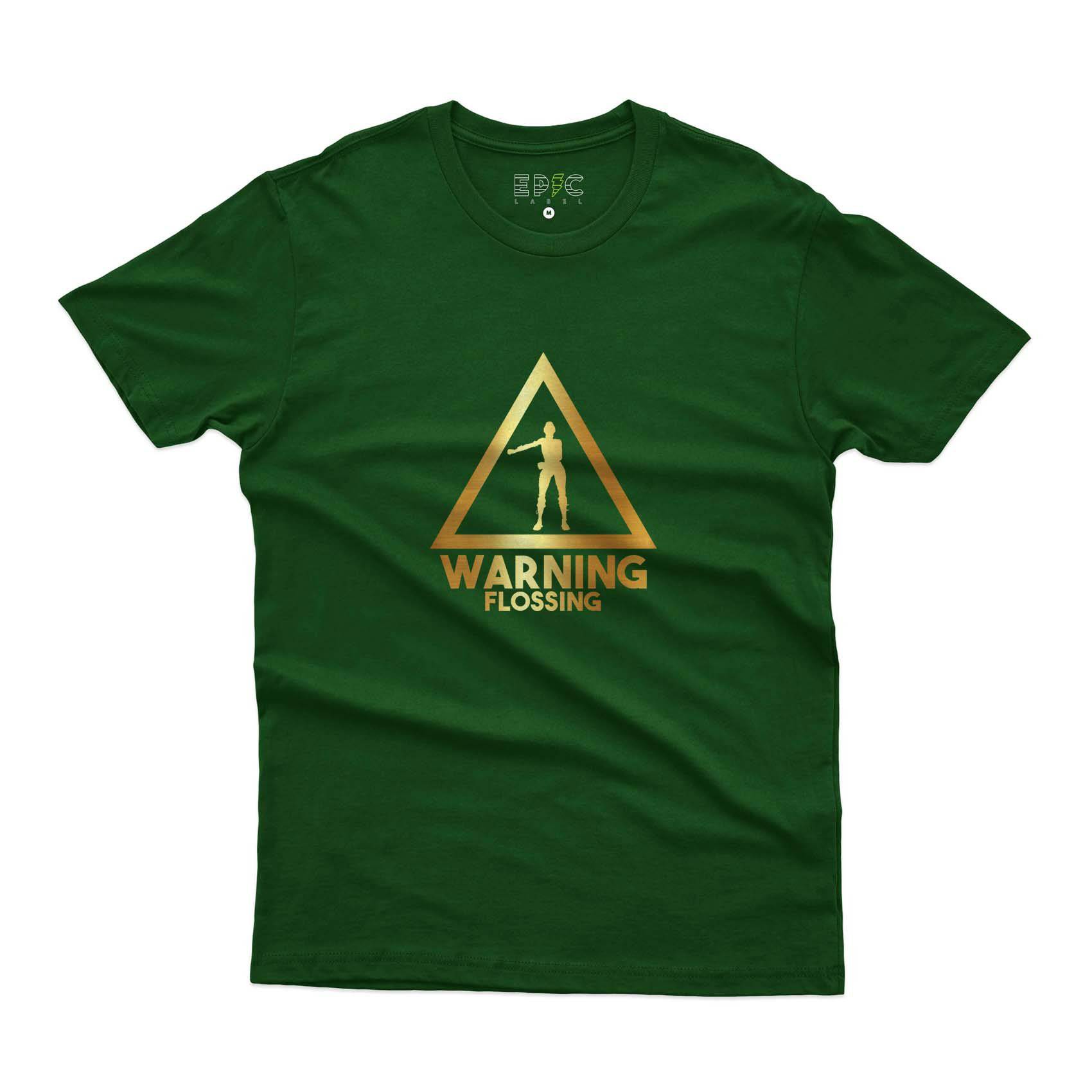 Epic Label Tshirt Warning Flossing T-Shirt Pour Homme