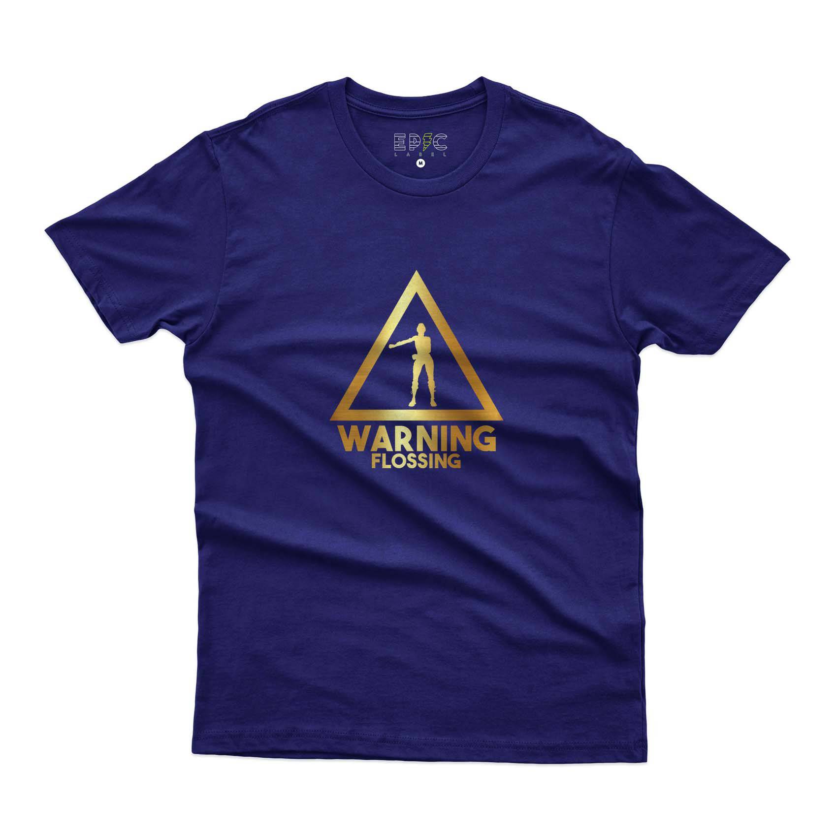Epic Label Tshirt Warning Flossing T-Shirt Pour Homme