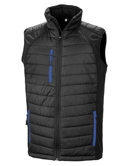 Epic Label Vestes & Bodywarmer Result Genuine Recycled Rt238 Gilet Softshell Black Compass