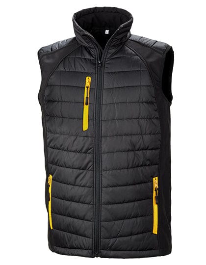 Epic Label Vestes & Bodywarmer Result Genuine Recycled Rt238 Gilet Softshell Black Compass