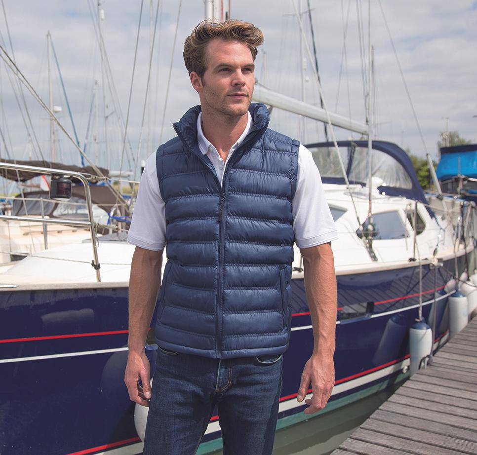 Epic Label Vestes & Bodywarmer Result R193M Pour Hommes Ice Bird Padded Gilet